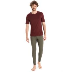 Icebreaker 200 Oasis SS Crew Top Men espresso -Ski & Thermal Underwear Tops Sales Store icebreaker 200 oasis ss crew top men espresso 4