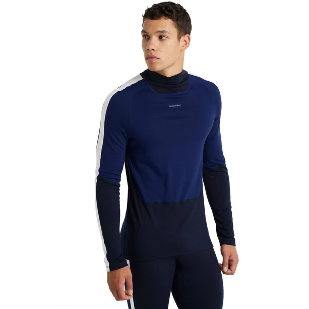 Icebreaker 200 Sonebula LS High Neck Men midnight navy/royal navy/cb 4 Icebreaker 200 Sonebula LS High Neck Men midnight navy/royal navy/cb - Image 2