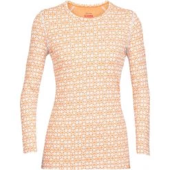 Icebreaker 250 Vertex Alpine Geo LS Crew Shirt Women snow/flash/j