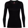 Icebreaker 260 Tech LS Crew Top Women black -Ski & Thermal Underwear Tops Sales Store icebreaker 260 tech alusvaatteet naiset black 1