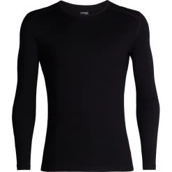 Icebreaker 260 Tech LS Crew Top Men black