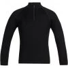 Icebreaker 260 Tech LS Half-Zip Top Kids black -Ski & Thermal Underwear Tops Sales Store icebreaker 260 tech ls half zip top kids musta 1