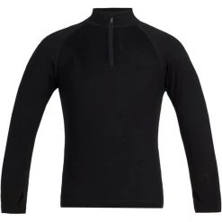 Icebreaker 260 Tech LS Half-Zip Top Kids black