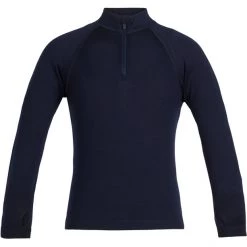 Icebreaker 260 Tech LS Half-Zip Top Kids midnight navy