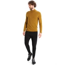 Icebreaker 260 Tech LS Half-Zip Top Men clove -Ski & Thermal Underwear Tops Sales Store icebreaker 260 tech ls half zip top men clove 4