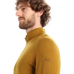 Icebreaker 260 Tech LS Half-Zip Top Men clove -Ski & Thermal Underwear Tops Sales Store icebreaker 260 tech ls half zip top men clove 5