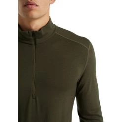 Icebreaker 260 Tech LS Half-Zip Top Men loden -Ski & Thermal Underwear Tops Sales Store icebreaker 260 tech ls half zip top men loden 6
