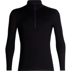 Icebreaker 260 Tech LS Half-Zip Top Men black