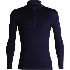 Icebreaker 260 Tech LS Half-Zip Top Men midnight navy