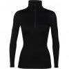 Icebreaker 260 Tech LS Half-Zip Top Women black -Ski & Thermal Underwear Tops Sales Store icebreaker 260 tech ls half zip top women musta 1