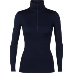 Icebreaker 260 Tech LS Half-Zip Top Women midnight navy
