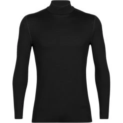 Icebreaker 260 Tech LS Turtleneck Shirt Men black