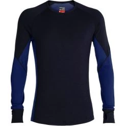 Icebreaker 260 Zone LS Crew Top Men midnight navy/royal navy