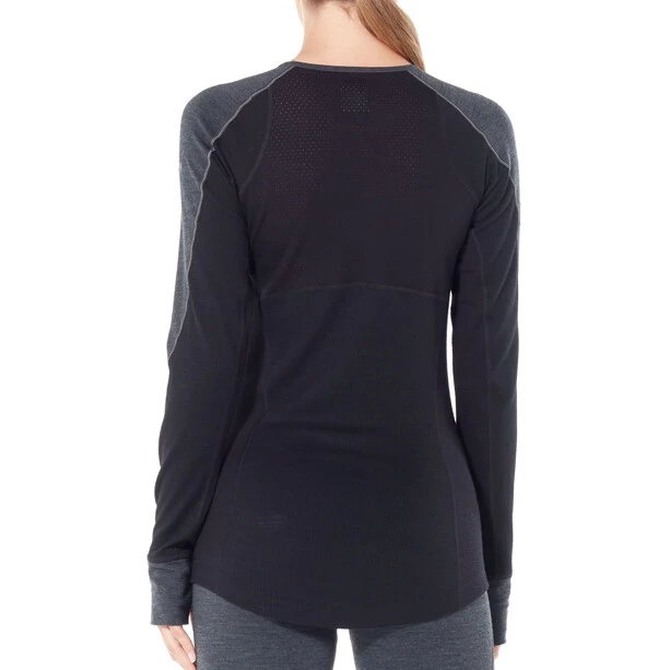 Icebreaker 260 Zone LS Crewe Shirt Women jet heather/black 5 Icebreaker 260 Zone LS Crewe Shirt Women jet heather/black - Image 3