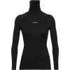 Icebreaker Merino LS Roll Neck Shirt Women black -Ski & Thermal Underwear Tops Sales Store icebreaker merino ls roll neck shirt women black 1