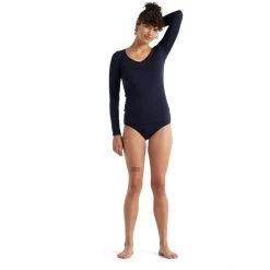 Icebreaker Siren LS Sweetheart Top Women midnight navy -Ski & Thermal Underwear Tops Sales Store icebreaker siren ls sweetheart top women midnight navy 4