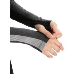 Icebreaker ZoneKnit 200 LS Crew Shirt Women jet heather/black/metro heather/cb -Ski & Thermal Underwear Tops Sales Store icebreaker zoneknit 200 ls crew shirt women jet heather black metro heather cb 6