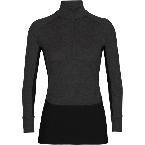 Icebreaker ZoneKnit 260 LS Half Zip Shirt Women jet heather/black/metro heather/cb 3 Icebreaker ZoneKnit 260 LS Half Zip Shirt Women jet heather/black/metro heather/cb
