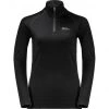 Jack Wolfskin Alpspitze Wool LS HZ Shirt Women black