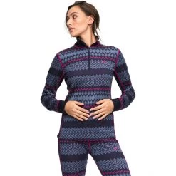 Kari Traa Agnes Half Zip Shirt Women royal -Ski & Thermal Underwear Tops Sales Store kari traa agnes half zip shirt women royal 3