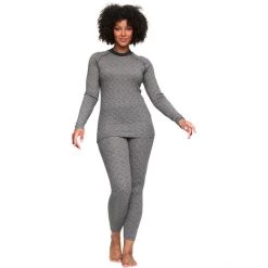 Kari Traa Voss Cashmere Mix LS Shirt Women dark grey -Ski & Thermal Underwear Tops Sales Store kari traa voss cashmere mix ls shirt women dark grey 3