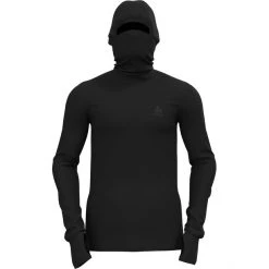 Odlo Active Warm Plus Top with Facemask L/S Men black