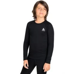 Odlo Active Warm Plus Top Crew Neck L/S Kids black 8 Odlo Active Warm Plus Top Crew Neck L/S Kids black -Ski & Thermal Underwear Tops Sales Store odlo active warm eco top crew neck l s kids black 3