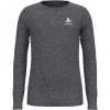 Odlo Active Warm Plus Top Crew Neck L/S Kids odlo steel grey melange -Ski & Thermal Underwear Tops Sales Store odlo active warm eco top crew neck l s kids odlo steel grey melange 1