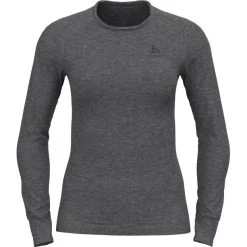Odlo Active Warm Plus Top Crew Neck L/S Women odlo steel grey melange