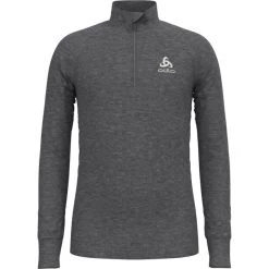 Ski & Thermal Underwear Tops Sales Store 18 Odlo Active Warm Plus Top Turtle Neck L/S Half-Zip Kids odlo steel grey melange