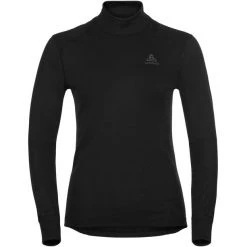 Odlo Active Warm Plus Top Turtle Neck L/S Women black