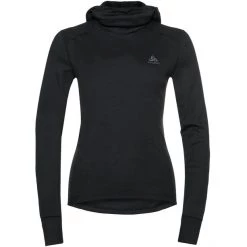 Odlo Active Warm Plus Top with Face Mask L/S Women black
