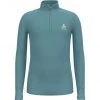 Odlo Active Warm Plus Top Turtle Neck L/S Half-Zip Kids reef waters -Ski & Thermal Underwear Tops Sales Store odlo active warm plus top turtle neck l s half zip kids reef waters 1
