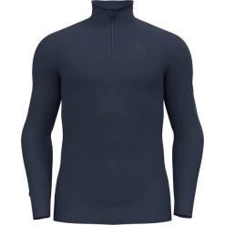 Ski & Thermal Underwear Tops Sales Store 35 Odlo Active Warm Top Turtle Neck L/S Half-Zip Men dark sapphire