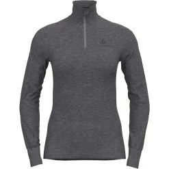 Odlo Active Warm Top Turtle Neck L/S Half-Zip Women odlo steel grey melange