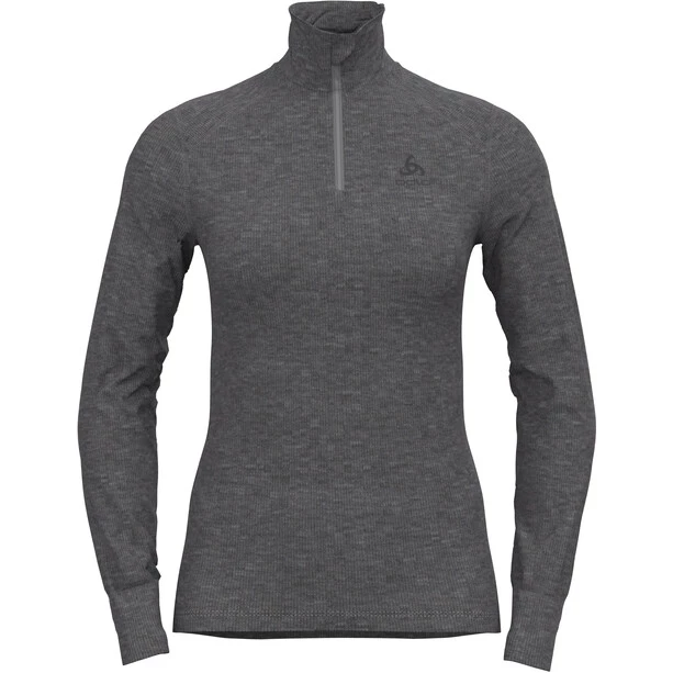 Odlo Active Warm Top Turtle Neck L/S Half-Zip Women odlo steel grey melange 3 Odlo Active Warm Top Turtle Neck L/S Half-Zip Women odlo steel grey melange