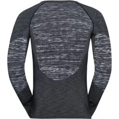 Odlo Blackcomb Plus Top Crew Neck L/S Men black/space dye -Ski & Thermal Underwear Tops Sales Store odlo blackcomb eco top crew neck l s men black space dye 2