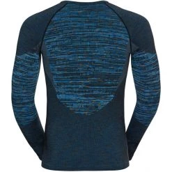 Odlo Blackcomb Plus Top Crew Neck L/S Men indigo bunting/space dye -Ski & Thermal Underwear Tops Sales Store odlo blackcomb plus top crew neck l s men indigo bunting space dye 2