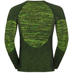 Odlo Blackcomb Plus Top Crew Neck L/S Men lime green/space dye -Ski & Thermal Underwear Tops Sales Store odlo blackcomb plus top crew neck l s men lime green space dye 2
