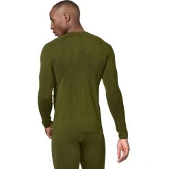 Odlo Kinship Performance Wool 200 LS Baselayer Crew Neck Top Men avocado melange -Ski & Thermal Underwear Tops Sales Store odlo kinship performance wool 200 ls baselayer crew neck top men avocado melange 2