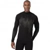 Odlo Kinship Performance Wool 200 LS Halfzip Baselayer Turtle Neck Top Men black melange -Ski & Thermal Underwear Tops Sales Store odlo kinship performance wool 200 ls halfzip baselayer turtle neck top men black melange 1
