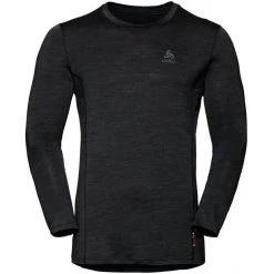 Odlo Merino 130 Top Crew Neck L/S Men black