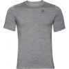 Odlo Natural Merino Crew Neck SS Shirt Men grey melange/grey melange -Ski & Thermal Underwear Tops Sales Store odlo natural merino pyoereaekauluksinen lyhythihainen paita miehet harmaa 1