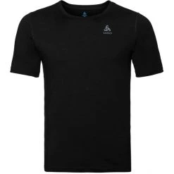 Odlo Natural Merino Crew Neck SS Shirt Men black/black