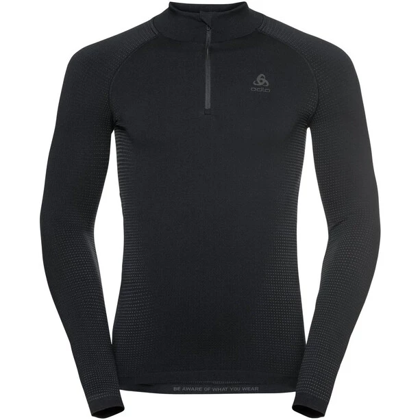 Odlo Performance Warm Plus Turtle Neck LS Half Zip Top Men black/new odlo graphite grey 3 Odlo Performance Warm Plus Turtle Neck LS Half Zip Top Men black/new odlo graphite grey