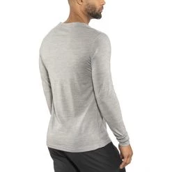 Odlo Suw Natural LS Top Crew Men grey melange-grey melange -Ski & Thermal Underwear Tops Sales Store odlo suw natural alusvaatteet miehet grey melange grey melange 2