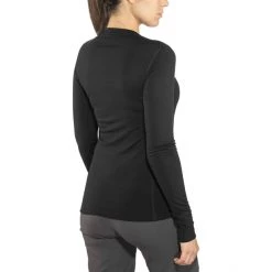 Odlo Suw Natural LS Top Crew Women black-black -Ski & Thermal Underwear Tops Sales Store odlo suw natural alusvaatteet naiset black black 2