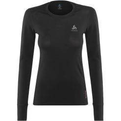 Odlo Suw Natural LS Top Crew Women black-black