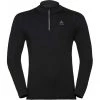 Odlo SUW Natural Turtle Neck LS Half Zip Shirt Men black/black