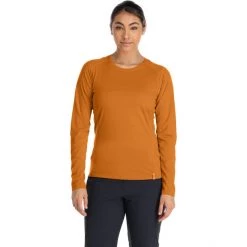 Rab Syncrino Base LS Tee Women marmalade -Ski & Thermal Underwear Tops Sales Store rab syncrino base ls tee women marmalade 3